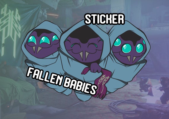 Destiny 2 Inspired Fallen Babies Sticker - Etsy