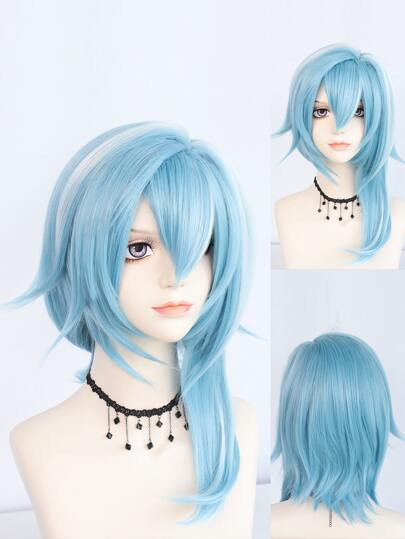 Blue Cosplay Wig
