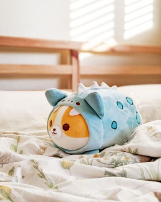 Dino Corgi Plush Toy Corgi Plush Super Soft Plush Corgi | Etsy