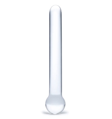 7" Straight Glass Dildo