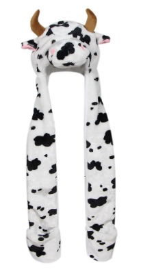 Plush Novelty Animal Hat: One Size Fits All Adults & Kids/Soft, Warm Beanie Hat