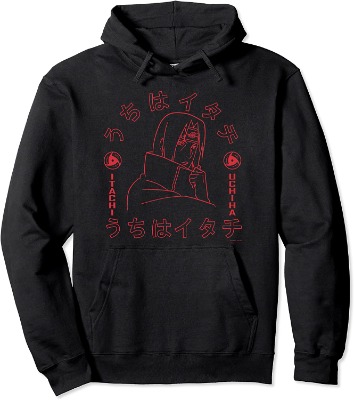 Naruto Shippuden Itachi of the Sharingan Pullover Hoodie
