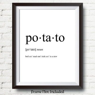 Lord of the Rings Poster  Sam Gamgee Potato Definition Poster | Etsy