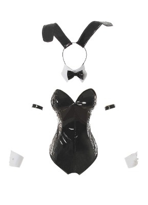 Womens Bunny Costume Mai Sakurajima Bunny Suit Bunny Ears Bodysuit
