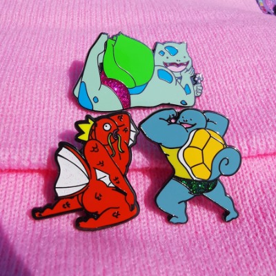Magikarp Fitness Creative Enamel Brooch 