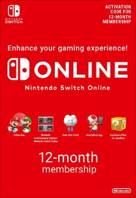 Nintendo Switch Online Membership - 12 Months | Switch Download Code