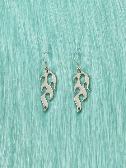 Anime Flame Drop Earrings