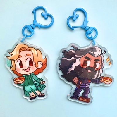 Our Flag Means Death  Epoxy Glitter Keychains | Etsy