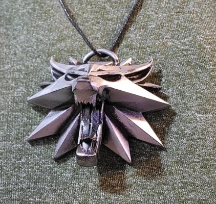 The Witcher Medallion Necklace | Etsy