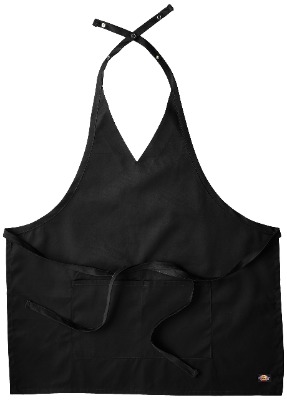 Dickies Chef Tailored V-Neck with Snap Closure Apron