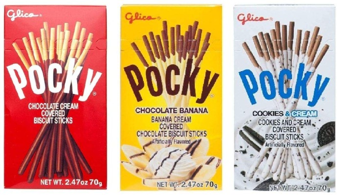 3 Variety Pack Pocky Stick - Chocolate Cream - Chocolate Banana - Cookies & Cream 