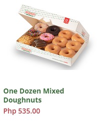 Krispy Kreme - ONE DOZEN MIXED DOUGHNUTS