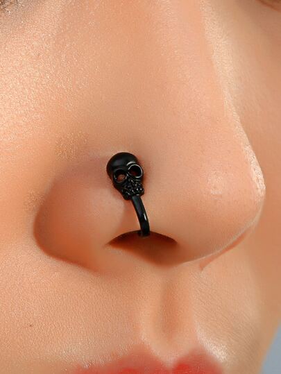 Skull Decor Nose Cuff