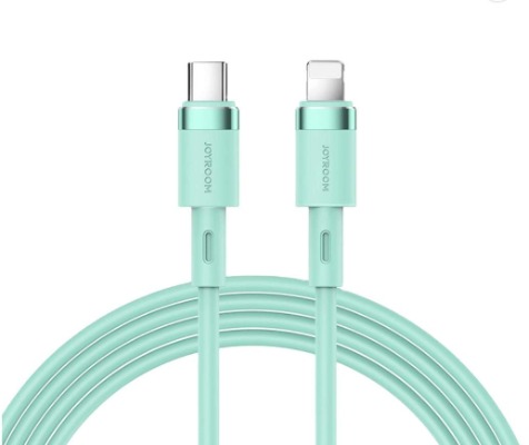 iPhone charger, also compatible with MacBook Pro and MacBook Air, and all iPads. Silicone USB C to Lightning cable [1.2M Certified] Anti-flaming/Anti-Freezing, 6 trending colors, Fast charging PD20W, Environmentally Friendly materials (very soft in touch), Washable, Explosion proof design, HIGH-TEMPERATURE RESISTANT, Drift-Proof and 6 Times durable than the common cables [RESISTANT TO FRACTURE 30,000 BENDING TEST], and Anti-fouling.(Green)