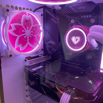 Sakura Cherry Blossom Logo V2 Gaming Computer Fan Shroud / - Etsy