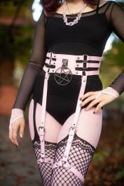 Baby Hex Suspender Garter Belt