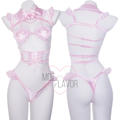 Sweet Talk Heart Ruffle Lingerie
