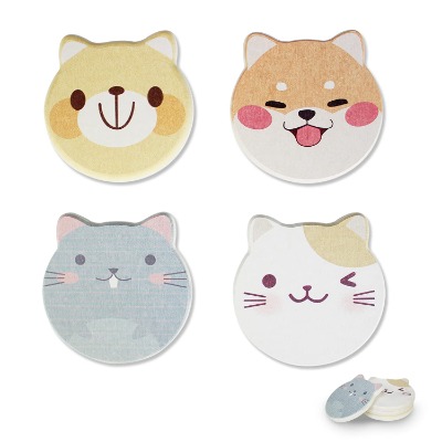 Coasters Set for Drinks Drink Coasters Diatom Ooze Cups Coaster Cute Home Table Coaster 4pcs