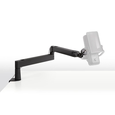 Elgato Wave Mic Arm (Low Profile) - Niedriger Schwenkarm, verborgene Kabelkanäle, vollständig aus Metall, vielseitige Tischklemme, Studio, Livesendungen, Streaming