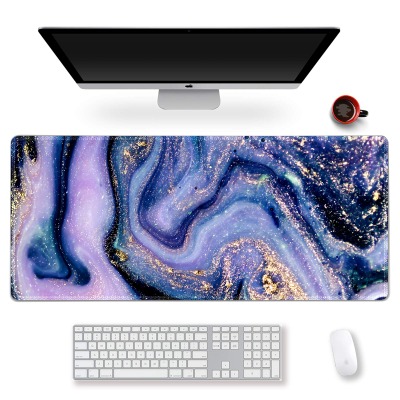 Large Keyboard Mat, Purple Marble