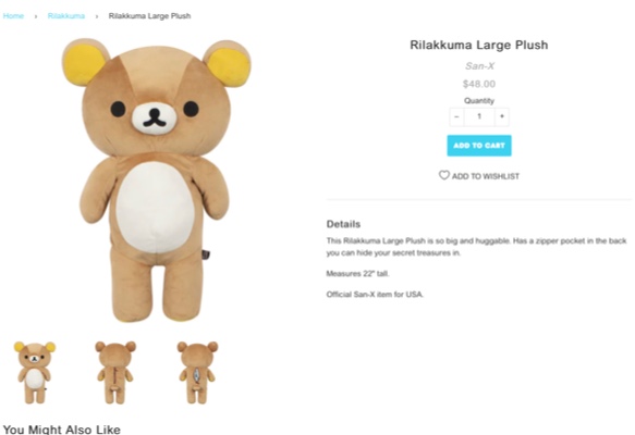 Rilakkuma Large Plush