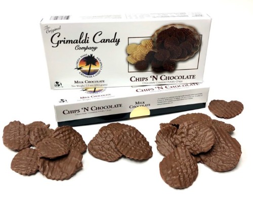 Chocolate covered Potato Chips - Grimaldi Candy