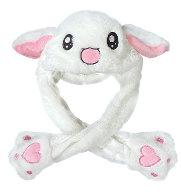 Rabbit Hat with Moving Ears 