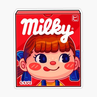 Villager Milky Box Sticker Sticker by ViwitchedArt