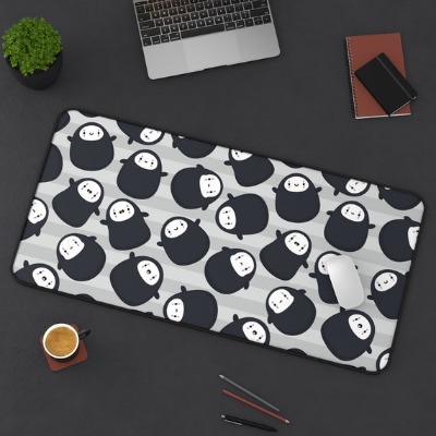 No Face Desk Mat  Kaonashi Mouse Pad  Cute Kawaii Keyboard | Etsy