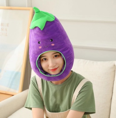 Eggplant Hat