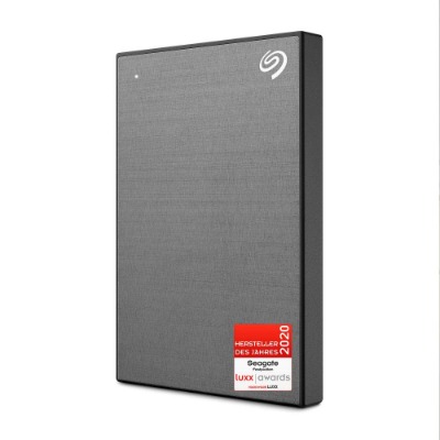 Seagate One Touch 2 TB externe Festplatte, HDD PC/Notebook/Mac, USB 3.0, space grey, 2 Jahre Data Rescue Service, FFP, Modellnr.: STKB2000404