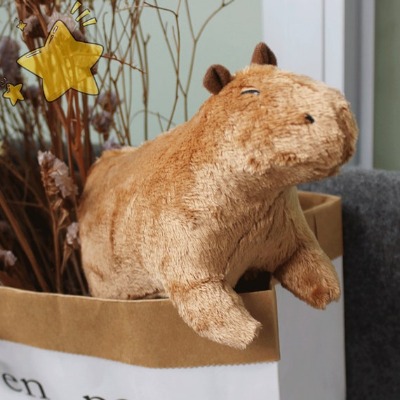 Capybara Rodent Plush Toy 7.8in Adorable Animal Anime Plush | Etsy
