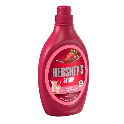 HERSHEY'S Strawberry Syrup, 623 g