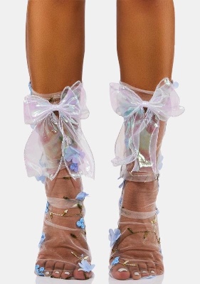 Fairy Delights Sheer Crew Socks
