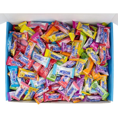 Hi-Chew 17 Flavors, Bulk 330+ Pieces, 4 Pound (Strawberry, Mango, Green Apple, Grape, Pineapple, Kiwi, Dragon Fruit, Ramune, Cola, 3 Yogurt, Grapefruit, Lemon, Watermelon)