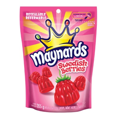 Maynards Swedish Berries Gummy Candy, 355g