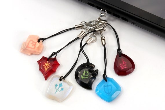 FFXIV Soul Crystal Phone Charm CLEAR Glow in the Dark Job | Etsy