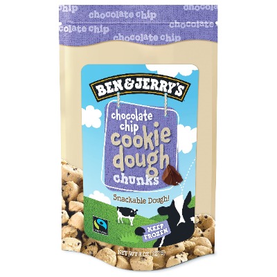 Ben & Jerry's Dough Chunks Chocolate Chip Cookie Dough Non-GMO 8 oz