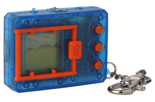 Bandai Original Digimon Digivice Virtual Pet Monster - Translucent Blue
