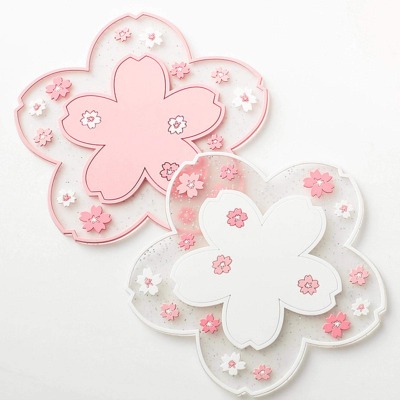 Soft Sakura Coasters