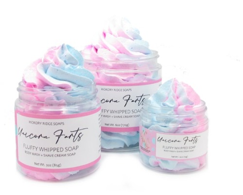 Fluffy Whipped Soap Body Frosting  Unicorn Farts  Bath Soap | Etsy