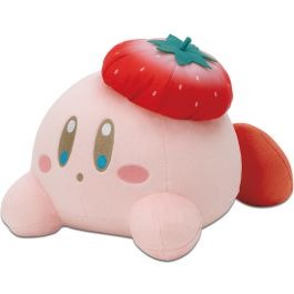 Ichiban Kuji Kirby A Sweet Moment INDIVIDUALS Large Strawberry Hat Kirby Plush