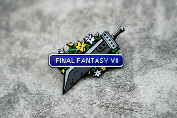 Final Fantasy VII Enamel Pin : FFVII Buster Sword Cloud Aerith | Etsy Australia