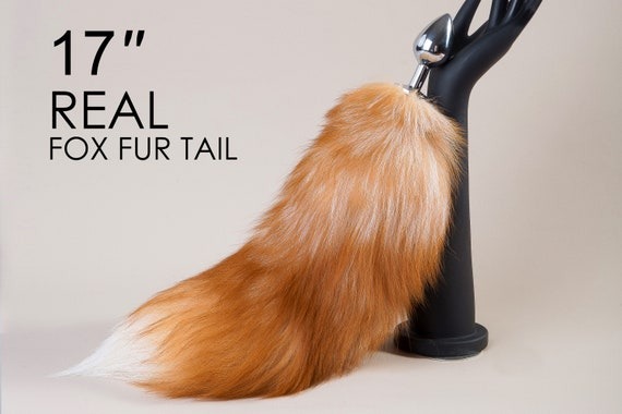 Brown Fox Tail Butt Plug Bdsm Butt Plug Dildo Tail Plug Real | Etsy