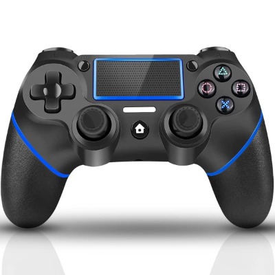 Replacement for PS4 Controller, Remote Joystick Game Controller for Ps4/Pro/3/Slim/PC, Touch Panel Gamepad with Dual Vibration