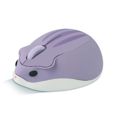 Purple Wireless Hamster Mouse