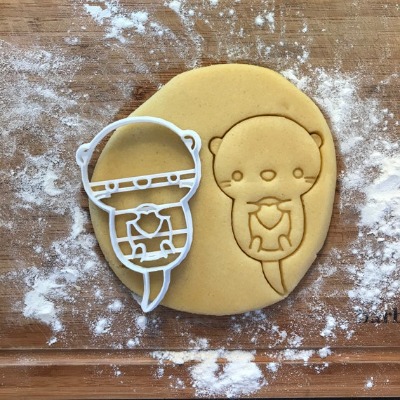 Sea Otter Cookie Cutter Otterly Cute Happy Otters Biscuit | Etsy