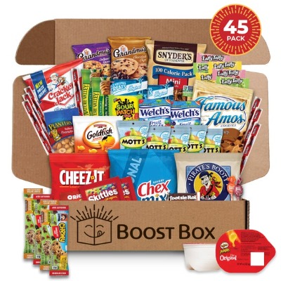 Boost Box 45 Count Snack Box Variety Pack Gift. Employee | Etsy