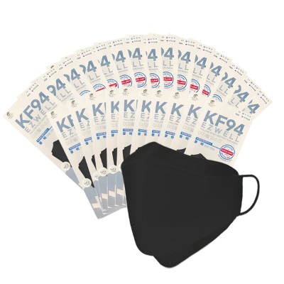 [Pack of 25] EZWell Korean Face KF94 Mask–Soft and Durable Korea –Protective Health Dust and Smoke 4-Layer Protective Filter