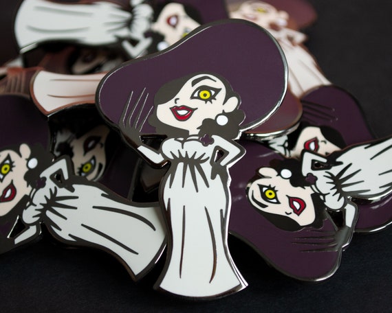 Lady Dimitrescu BIG Enamel Pin | Etsy Finland